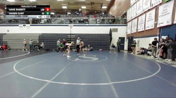 132 lbs Cons. Semi - Sage Babbitt, Lil Mavs Wrestling vs Hagen Clint, Idaho