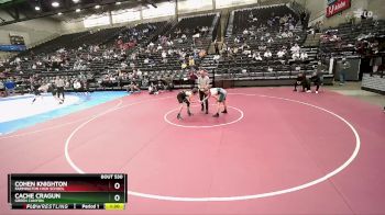 135 lbs Cons. Round 6 - Cohen Knighton, Farmington High School vs Cache Cragun, Green Canyon