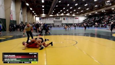 165 lbs Champ. Round 2 - Sam Duling, Labette Community College vs Gavin Ramos, Colorado Mesa University