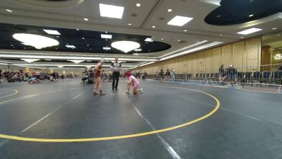 109 lbs Round Of 16 - Emma Calvan, Too Much Mana vs Kiara Minjarez, MAW Wrestling Academy