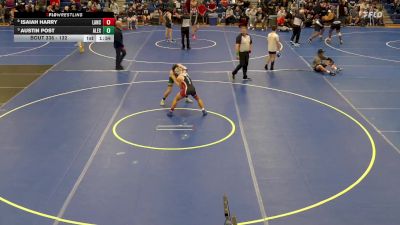 132 lbs Quarterfinal - Austin Post, Alexander vs Isaiah Harry, Lancaster