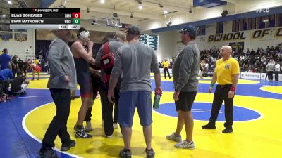 153 lbs Consi Of 16 #1 - Elias Gonzales, Sanger vs Evan Matkovich, West Aurora (IL)