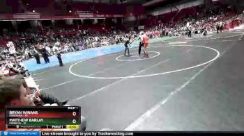 126 lbs D1 - Quarter-finals (fri 5:30 P.m.) - Bryan Winans, Kaukauna vs Matthew Barlay, Franklin