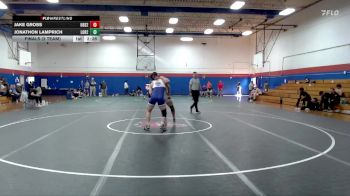 184 lbs Finals (2 Team) - Jonathon Lamprich, Loras(2) vs Jake Gross, Ursinus(2)
