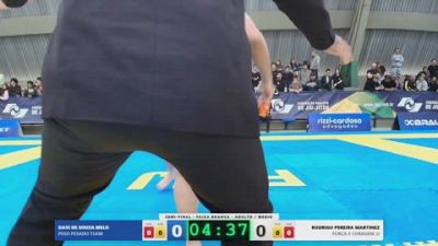 RODRIGO PEREIRA MARTINEZ vs DAVI DE SOUZA MELO 2026 FPJJ Circuito Paulista NO GI Etapa 3