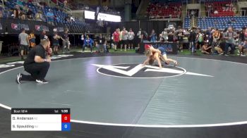 132 lbs Rnd Of 32 - Dean Anderson, Arizona vs Sammy Spaulding, New Jersey