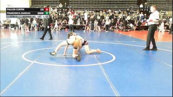 115 lbs Rr Rnd 1 - Fallon Curtin, Cordoba Trained (Tidal Force Girls) vs Francesca Dasilva, MGW Black Widows - Girls