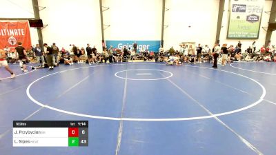 163 lbs Quarterfinal - Jo Jo Przybycien, Bad Karma vs Luke Sipes, Meatballs