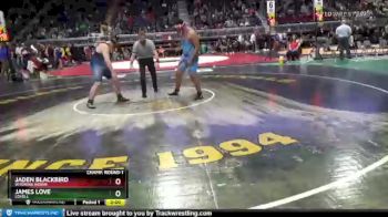 2A-220 lbs Champ. Round 1 - James Love, Lovell vs Jaden Blackbird, Wyoming Indian
