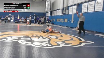 133 lbs Consolation - Marvin Armistead, Coast Guard vs Caden Bruseo, Roger Williams