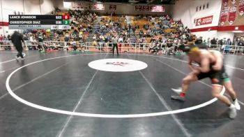 138 lbs Cons. Round 4 - Lance Johnson, Natrona County vs Christopher Diaz, Kelly Walsh
