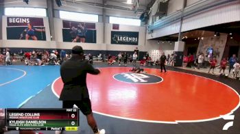 60 lbs Quarterfinal - Legend Collins, Mission Wrestling Club vs Kyleigh Danielson, Texas Elite Wrestling Club