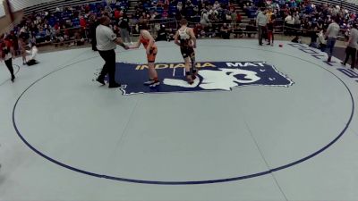 12U Boys - 108 lbs Champ. Round 1 - Emmit Seip, Warrior Regional Training Center vs Preston Burley, Michigan Revolution Wrestling Club