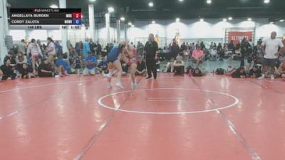 140 lbs Rr Rnd 3 - Angellaya Burden, MIREV - GK12E vs Cordy Zalota, MGW Savage Sisters - GK12E