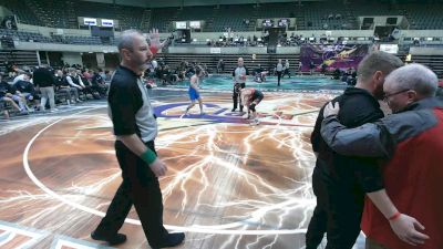 121 lbs Semis & 1st Wrestleback (8 Team) - Cruzer Dominguez, Creighton Prep, NE vs Evan Boesch, Centennial, MN