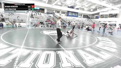 74 lbs Round 1 (4 Team) - Ryder Robison, Santas Misfits vs Levi Proctor, South Central Utah