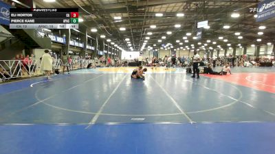 138 lbs Rr Rnd 2 - Eli Horton, Combat Athletics vs Pierce Kane, Apache Black