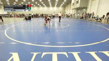 90 lbs Rr Rnd 1 - Mukhammadali Sotyboldyev, The Hunt WC Black - EL vs Elijah Wiley, Roundtree Wrestling Academy - EL