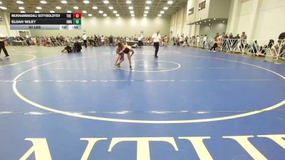 90 lbs Rr Rnd 1 - Mukhammadali Sotyboldyev, The Hunt WC Black - EL vs Elijah Wiley, Roundtree Wrestling Academy - EL