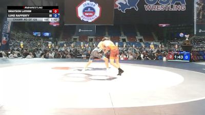 113 lbs Champ. Rd Of 128 - Drayson Lathim, Oregon vs Luke Rafferty, Ohio