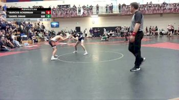 126 lbs 3rd Place Match - Marcus Ackerman, Sprague vs Daniel Dinan, Banks