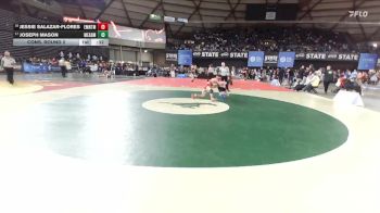 Boys 4A 138 lbs Cons. Round 2 - Jessie Salazar-Flores, Eastmont vs Joseph Mason, Mead