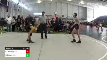116 lbs Round Of 16 - Kaden Jennings, Legends Of Gold vs Kekoa Ogawa, Lewc/cc
