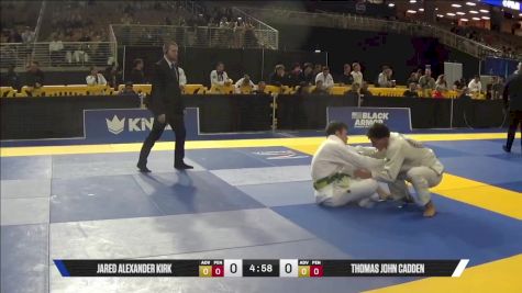 Thomas John Cadden vs Jared Alexander Kirk 2025 Pan Jiu Jitsu IBJJF Championship