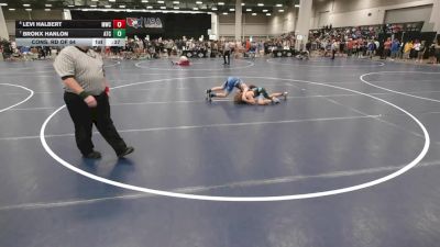120 lbs Cons. Rd Of 64 - Levi Halbert, MWC Wrestling Academy vs Bronx Hanlon, Aniciete Training Club