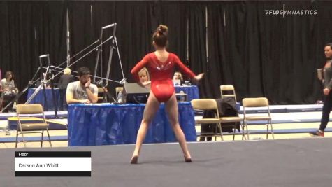 Carson Ann Whitt - Floor - 2020 Buckeye Classic