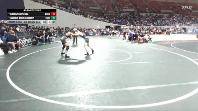 6A Boys 144 lbs Semifinal - Jorge Rodriguez, Century Boys vs Ethan Stock, Mountainside Boys