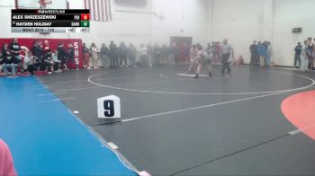 175 lbs Cons. Round 2 - Hayden Holiday, Pendleton vs Alex Skrzeszewski, Penn