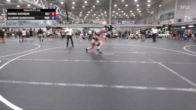 135 lbs Round 2 - Hanna Rathbun, BC Lady Predators vs Allison Zarnowski, PA West White