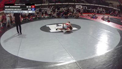 60 lbs Kody Wangsgard, Idaho 1 12U Boys vs Arlington McColly, Oregon 2 12U Boys
