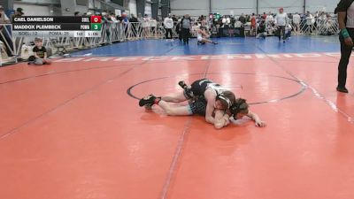 84 lbs Round 1 - 9:00am Saturday - Maddox Plembeck, POWA vs Cael Danielson, Southwest Elite