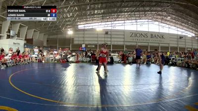 120 lbs Porter Dahl, Utah Black vs Lewis Davis, Arkansas