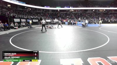 II-126 lbs Cons. Round 3 - Esuar Ordonez, Putnam Valley vs Kimoni Giles, Eagle Academy