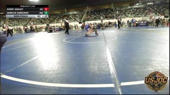 81 lbs Semifinal - Avery Ashley, Hinton Takedown Club vs Jadelyn Cerecero, Hoisington Jr Cardinals