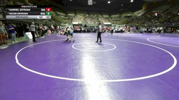 134 lbs 5th Place - Gabriel Estrada, Frontier vs Jacob Estrada, Monache