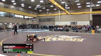 133 lbs 1st Place Match - Jaden Hinton, Baldwin Wallace vs Ryan Kelly, Delaware Valley