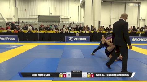 Andres Alejandro Granados Cruz vs Peter Allan Yozell 2025 World IBJJF Jiu-Jitsu No-Gi Championship