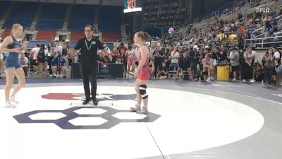 120 lbs Semis - Cheyenne Frank, MI vs Caley Graber, MN