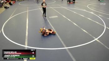Cons. Round 1 - Mason Bollin, Blaine Wrestling Association vs Joseph Suedbeck, Shakopee Mat Club