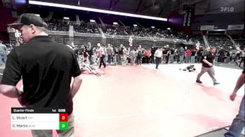 70 lbs Quarterfinal - Liam Stuart, Top Of The Rock WC vs Carter Martin, Bear Cave WC