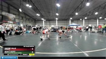 100 lbs 1st Place Match - Jakobe Valle, Homedale vs Scout Scott, Rocky Mountain Middle School