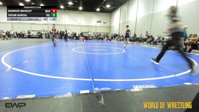 110 lbs Consi Of 4 - Dawson Beckley, MOJO Mulisha 14U vs Tatum Garcia, Full Circle 14U