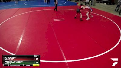 125 lbs Semis & 1st Wrestleback (8 Team) - Parker Armagost, GMLOS vs Ty Yackley, TMBWWG