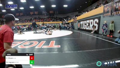 43 lbs Round Of 16 - Cole Dixon, Elgin Wrestling vs Nolan Ingram, Newcastle Youth Wrestling