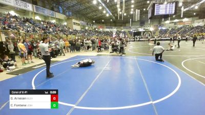 75 lbs Consi Of 8 #1 - Griffin Arnesen, Blevins Middle School vs Casey Fontana, Lesher