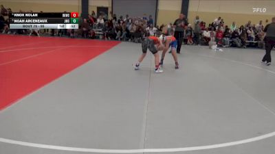 95 lbs Cons. Semi - Noah Arceneaux, Jesup Mat Club vs Knox Nolan, Big Game Wrestling Club